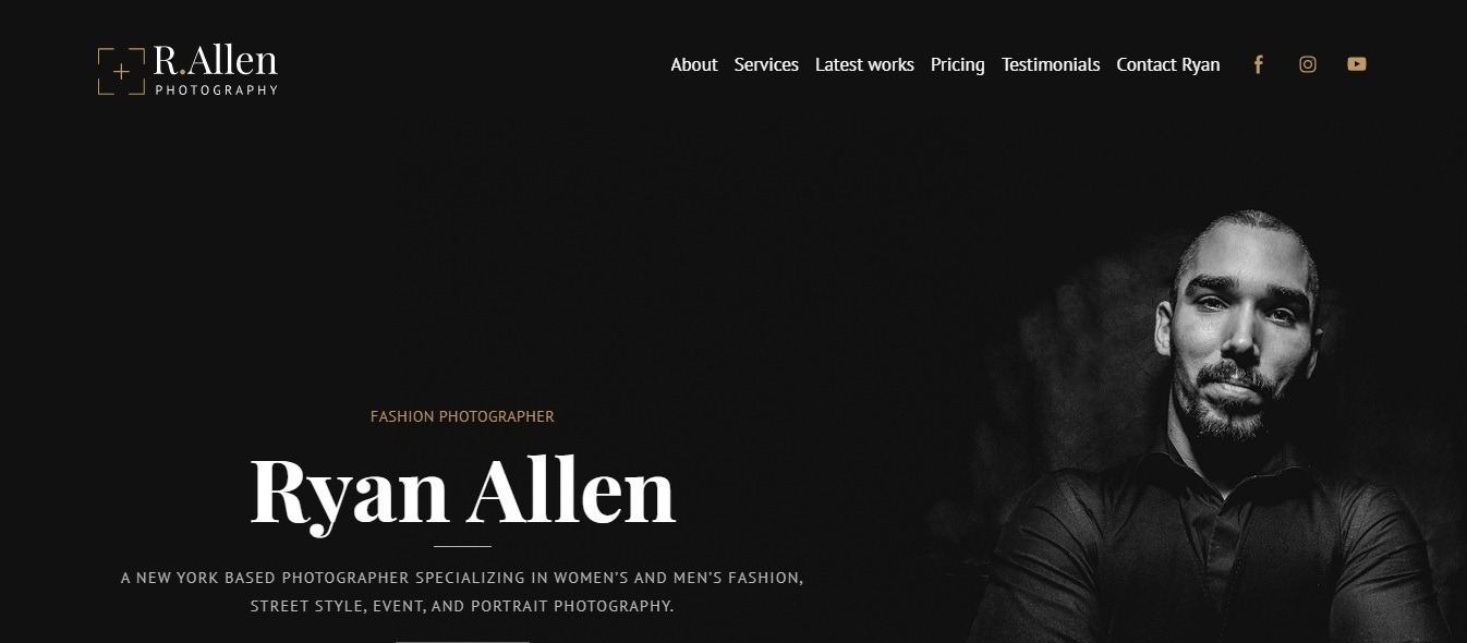 Ryan Allen (сайт Weblium)