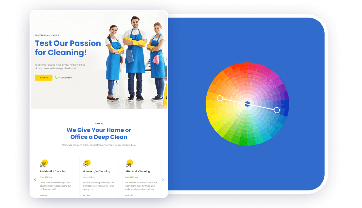 Комплементарные цвета в дизайне сайта
