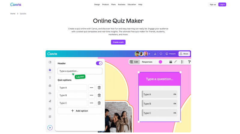 Canva Quiz Maker